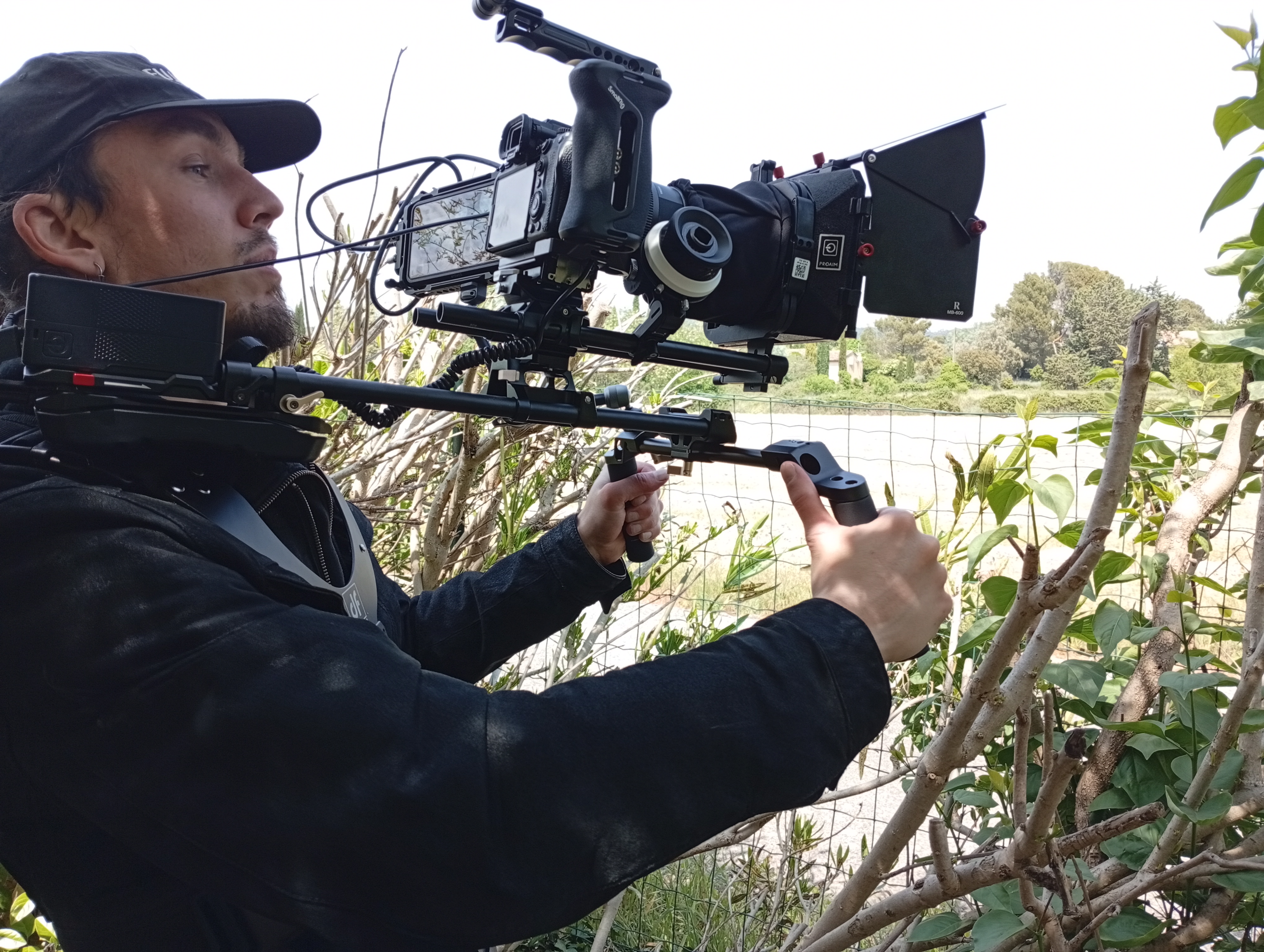 Vincent Garnier en tournage